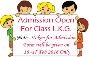 Admission Open for L.K.G